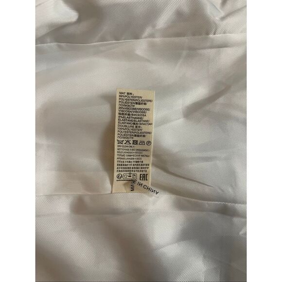 SUNCOO Paris White Blazer Mini Dress – Size T1 (Small/Medium) - Picture 8 of 8